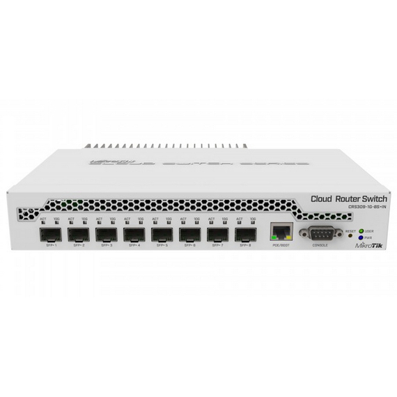 Switch de rețea MikroTik CRS309-1G-8S+IN, Alb, 3 image