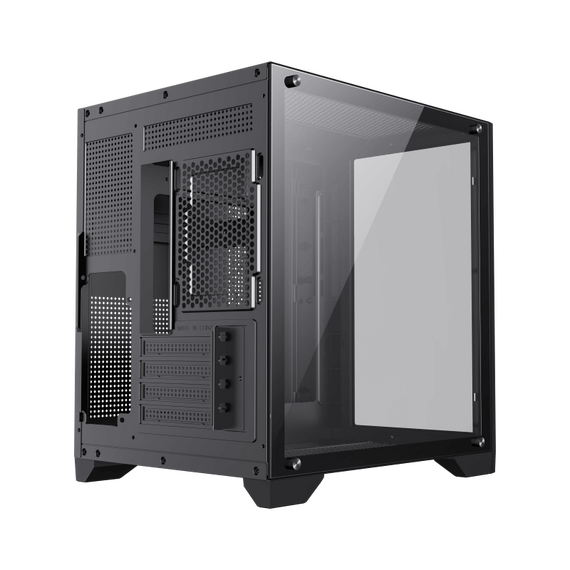 Carcasă PC Gamemax Infinity Mini, Micro-ATX, Fără PSU, Negru, 3 image