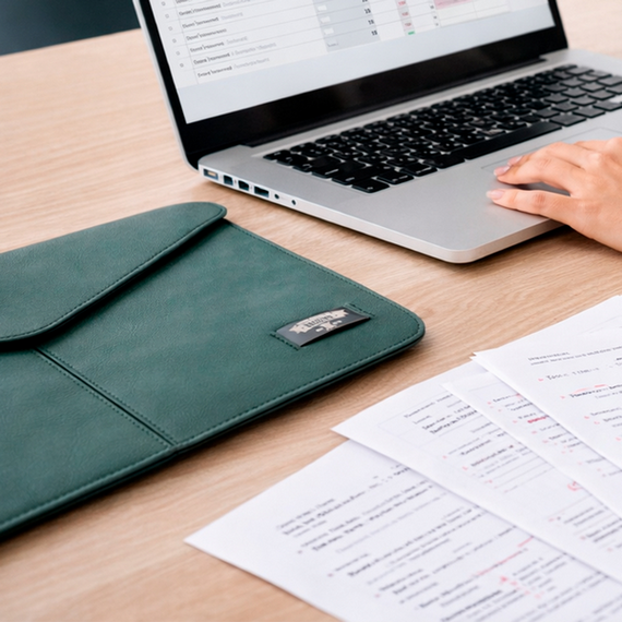 Husă pentru laptop Baggins Magnet, 14", Mentol, 2 image