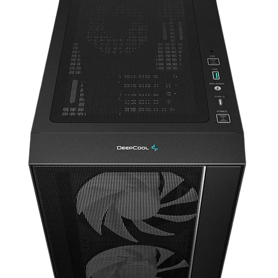 Carcasă PC Deepcool MATREXX 55 MESH V4, Midi-Tower, Fără PSU, Negru, 2 image