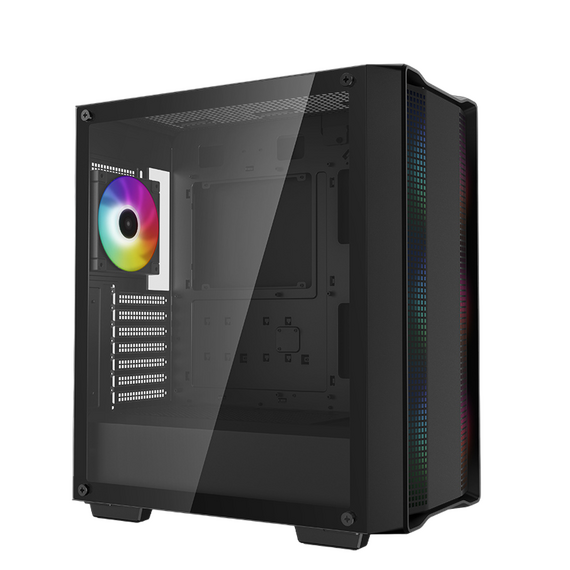Carcasă PC Deepcool CC560  ARGB V2, Midi-Tower, Fără PSU, Negru, 3 image