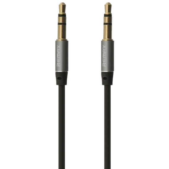 Cablu audio Remax L200, 3.5 mm AUX - 3.5 mm AUX, 2m, Negru, 2 image