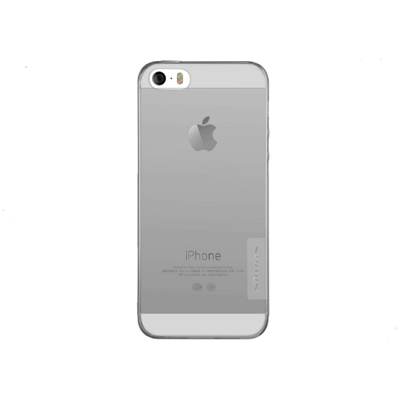 Husă Nillkin iPhone SE/5S/5 - Ultra thin TPU - Nature, Gri, 3 image