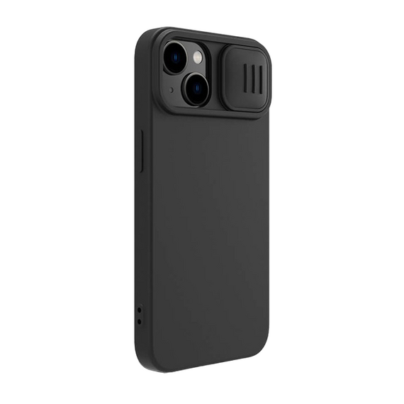 Husă Nillkin iPhone 14 Plus, CamShield Silky Silicone, Negru, 6 image