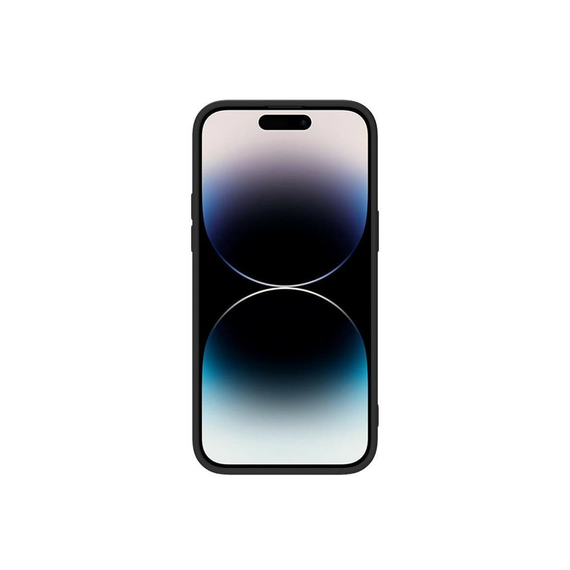Husă Nillkin iPhone 14 Pro, CamShield Silky Silicone, Negru, 3 image