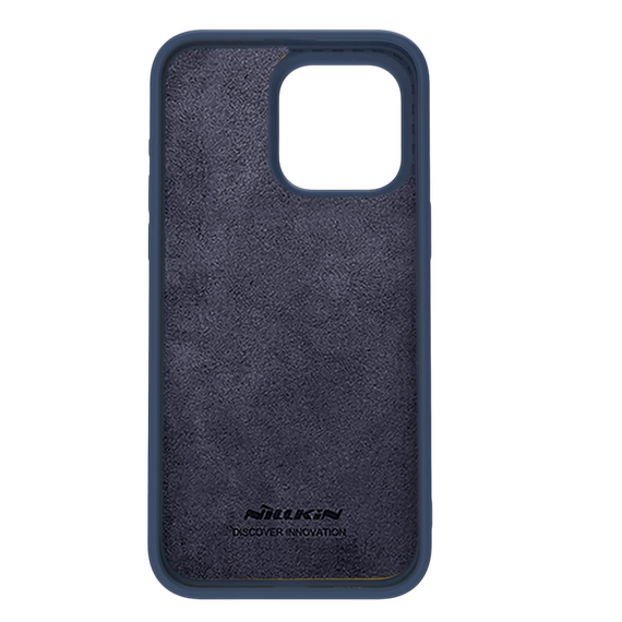 Husă Nillkin iPhone 15 Pro Max, CamShield Silky Silicone, Albastru Marin, 2 image