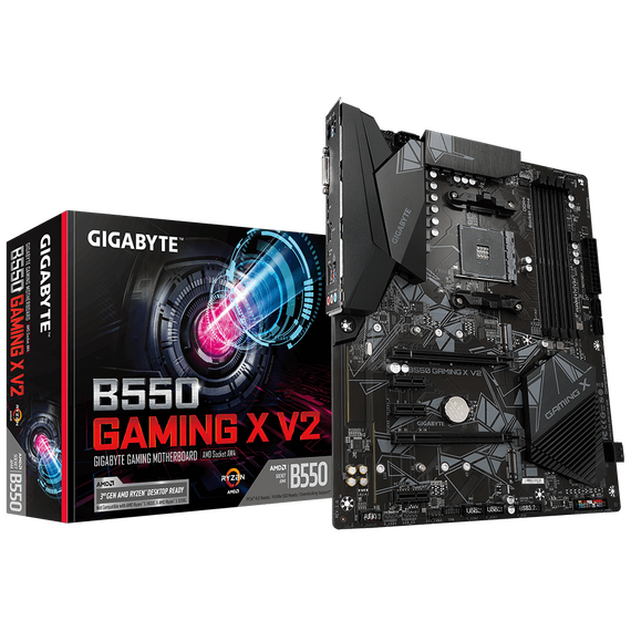 Placă de bază Gigabyte B550 GAMING X V2, AM4, AMD B550, ATX