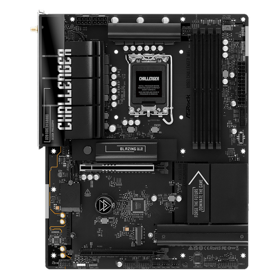Placă de bază ASRock B860 CHALLENGER WIFI, LGA1851, AMD B860, ATX, 3 image