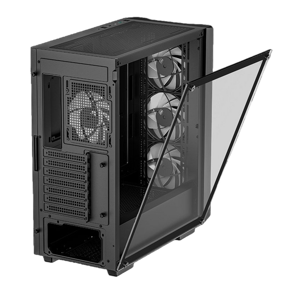 Carcasă PC Deepcool CC560 V2, Full-Tower, Fără PSU, Negru, 2 image