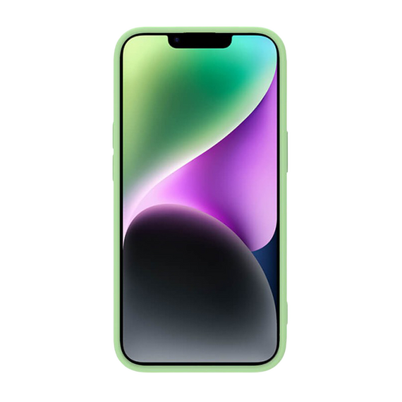 Husă Nillkin iPhone 14 Plus, CamShield Silky Silicone, Verde, 3 image