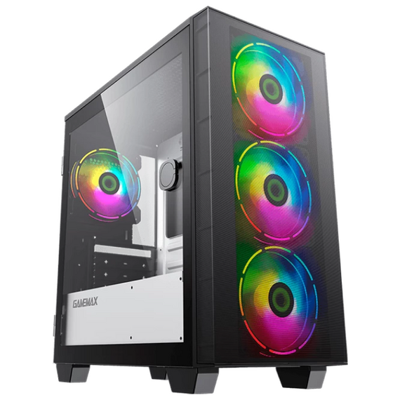 Carcasă PC Gamemax Aero Mini, Mini-Tower, Fără PSU, Negru