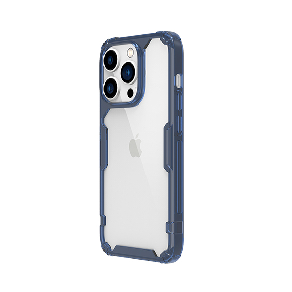 Husă Nillkin iPhone 14 Pro Nature TPU Pro, Albastru, 3 image