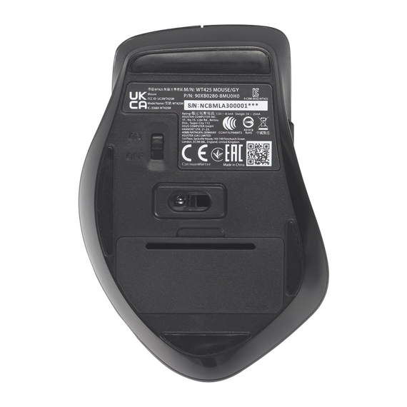 Mouse Wireless ASUS WT425, Gri, 2 image