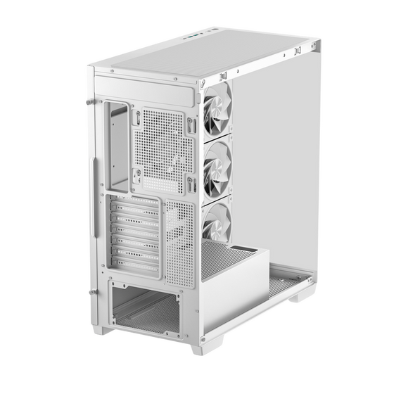 Carcasă PC Deepcool CG580 4F V2, Midi-Tower, Fără PSU, Alb, 2 image