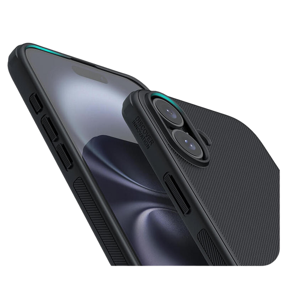 Husă Nillkin iPhone 16 - Super Frosted Shield Pro Magnetic, Negru, 8 image