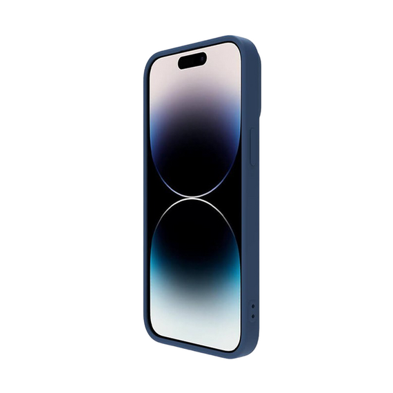 Husă Nillkin iPhone 14 Pro Max, CamShield Silky Silicone, Albastru, 4 image