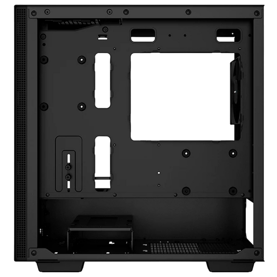 Carcasă PC Deepcool CH370, Mini-Tower, Fără PSU, Negru, 2 image