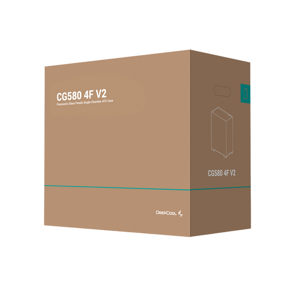 Carcasă PC Deepcool CG580 4F V2, Midi-Tower, Fără PSU, Negru, 3 image