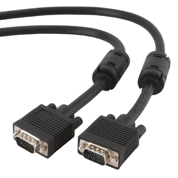 Cablu Video Cablexpert CC-PPVGA-6B, VGA D-Sub (M) - VGA D-Sub (M), 1,8m, Negru, 3 image