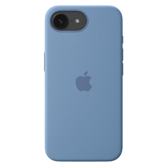 Husă Apple Silicone Case pentru iPhone 16e, Albastru de iarnă, 2 image