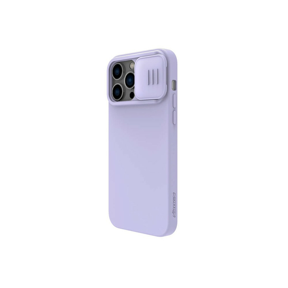 Husă Nillkin iPhone 14 Pro, CamShield Silky Silicone, Violet, 2 image