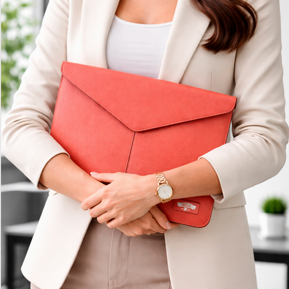 Husă pentru laptop Baggins Magnet, 14", Coral, 2 image