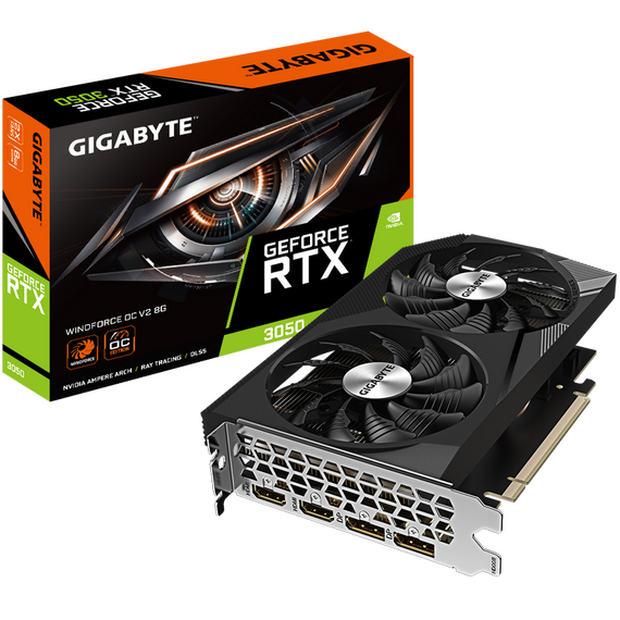 Placă Video Gigabyte GV-N3050WF2OCV2-8GD,  8GB GDDR6 128bit