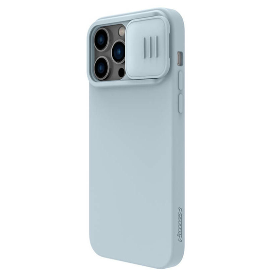 Husă Nillkin iPhone 14 Pro, CamShield Silky Silicone, Star Gray, 2 image