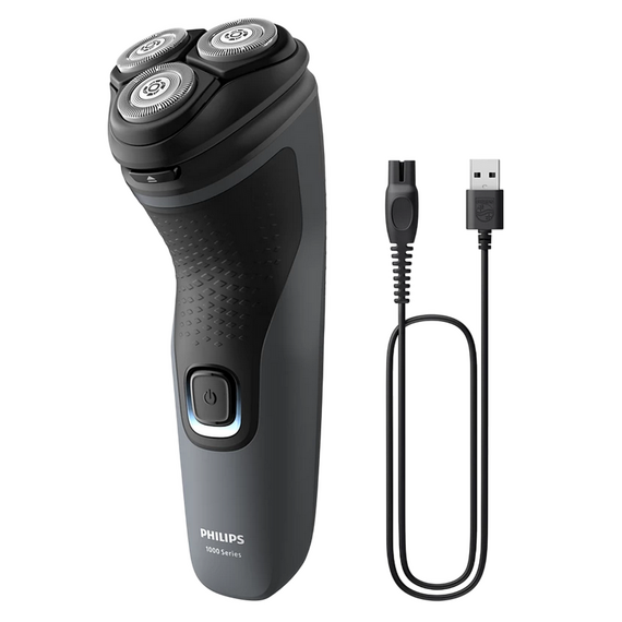 Aparat de ras electric Philips S1142/00, Negru | Gri, 2 image