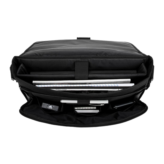 Geantă pentru Laptop Lenovo Essential Messenger, 15.6", Poliester, Negru, 2 image