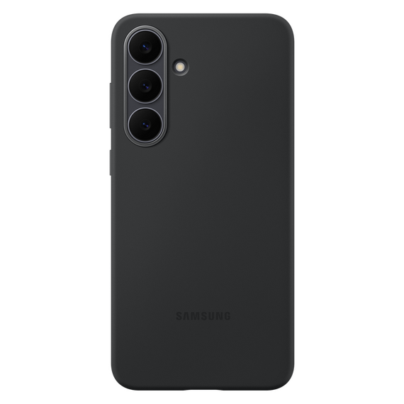 Husă Samsung Silicone Cover pentru Galaxy S25 FE, Negru