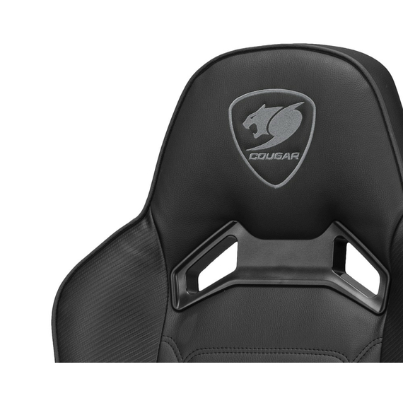 Scaun Gaming Cougar Fusion S, PVC Piele, Negru, 3 image