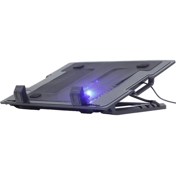 Suport de răcire pentru laptop Gembird NBS-1F17T-01, 17", Negru