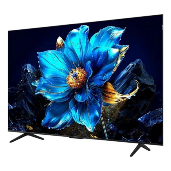 85" QLED SMART TV TCL 85T69C, 3840x2160 4K UHD, Google TV, Negru, 2 image