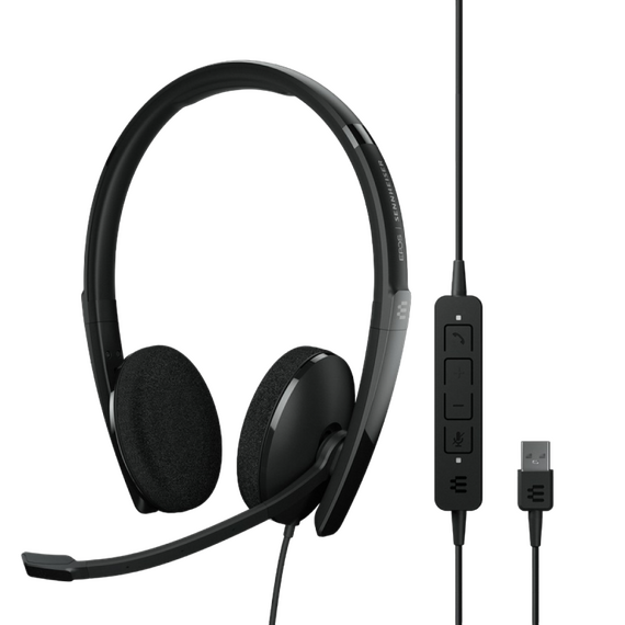 Căști EPOS ADAPT 160 USB II, Negru
