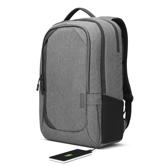 Rucsac pentru Laptop Lenovo Business Casual, 17", Poliester, Gri, 2 image