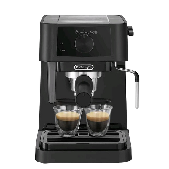 Cafetiera manuala DeLonghi EC230BK, 1100W, Negru