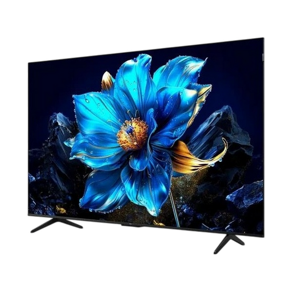 75" QLED SMART TV TCL 75T69C, 3840x2160 4K UHD, Google TV, Negru, 3 image