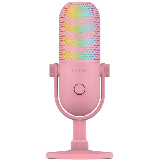 Microfon Gaming Razer Seiren V3 Chroma, Cu fir, Quartz