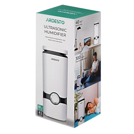 Umidificator de aer Ardesto USH-M-BTN-4L-W, Alb, 3 image