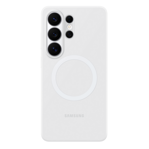Husă Samsung Silicone Magnet Case pentru Galaxy S26 Ultra, Alb