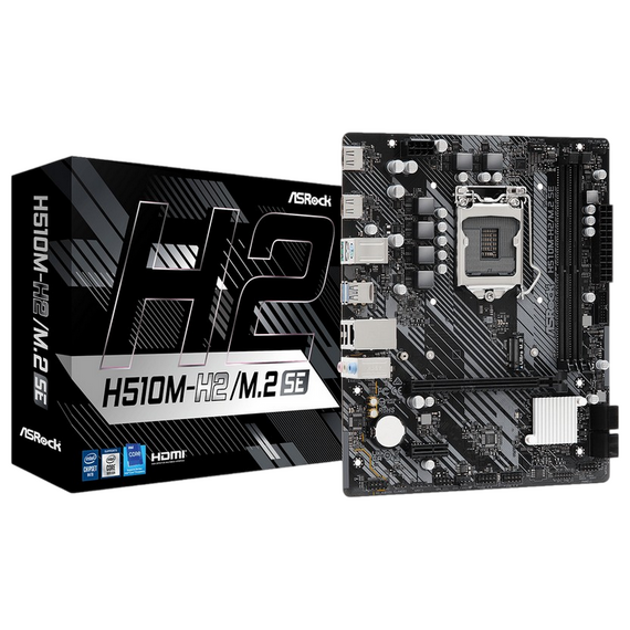 Placă de bază ASRock H510M-H2/M.2 SE, LGA1200, Intel H470, Micro-ATX