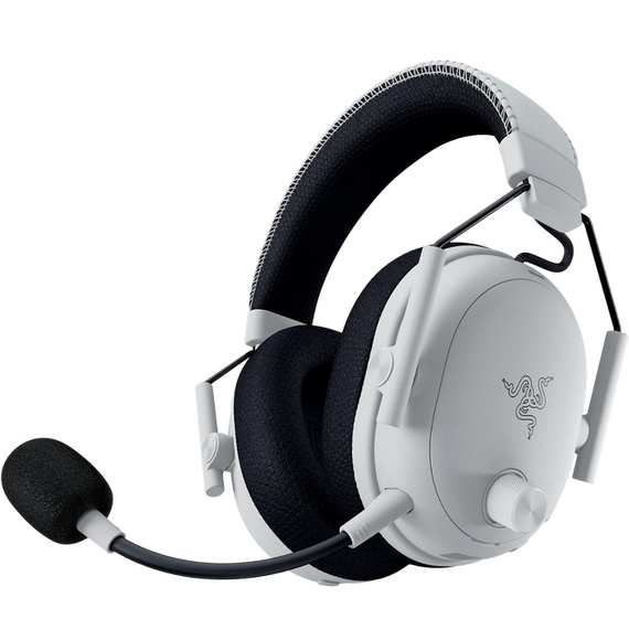 Căști gaming Razer BlackShark V3 Pro, Fără fir/Cu fir, Alb