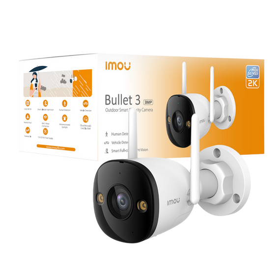 Camera de supraveghere IMOU Bullet 3 3MP, Alb, 2 image