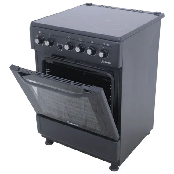 Plită electrică KUBB VT6056XXVD, Negru, 2 image