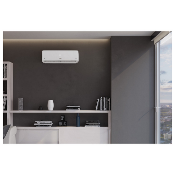 Aparat de aer condiționat Split Whirlpool SPICR312A3WF, 12kBTU/h, Alb, 3 image