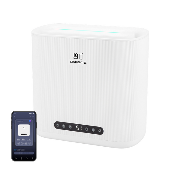 Umidificator de aer Polaris PUH 8802, Alb, 3 image