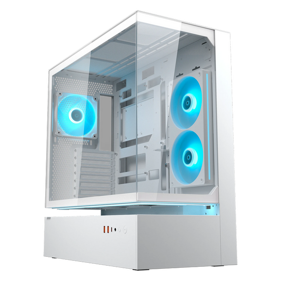 Carcasă PC Cougar CFV235 White, Midi-Tower, Fără PSU, Alb