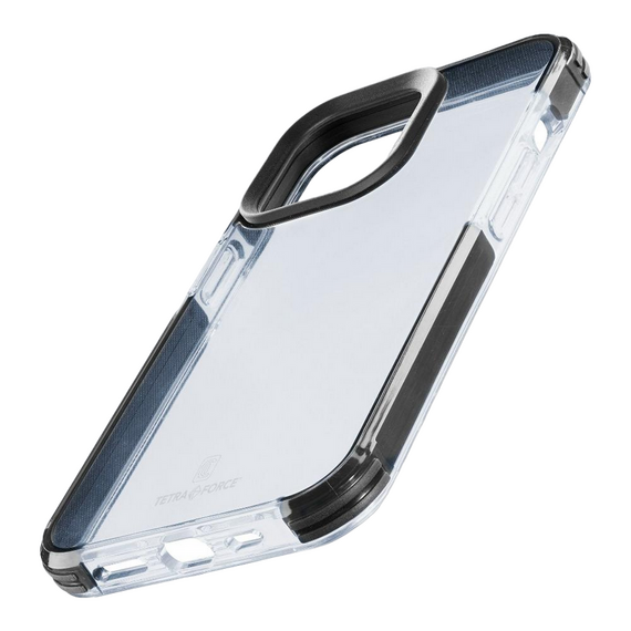 Husă Cellularline Tetra Force Strong Guard - iPhone 15 Pro Max, Transparent