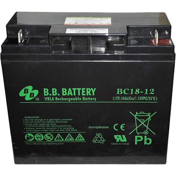 Acumulator UPS B.B. BC18-12, 12V, 18Ah
